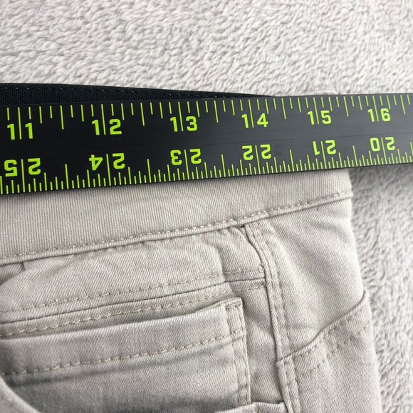 Democracy Womens Pants Size 6 "Ab"Solution Slim Straight Leg Khaki Casual Beige - Picture 4 of 11